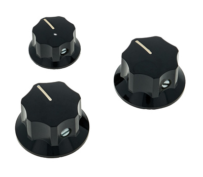 Allparts J-Style Knobs Black gitaros rankenėlės