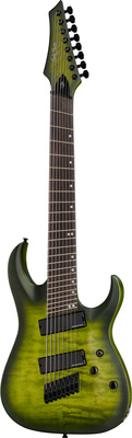 Harley Benton MultiScale-8 QEB 2020 B-Stock aštuoniastygė elektrinė gitara