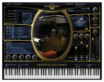 EastWest Steinway D Platinum virtualus instrumentas