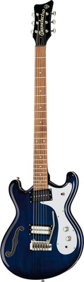 Danelectro 66BT Blue Burst baritoninė gitara