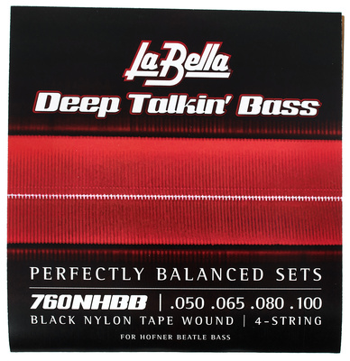 La Bella 760NHBB Beatle Bass Set BN plokščios elektrinės bosinės gitaros stygos