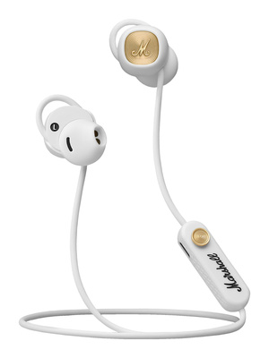 B-Stock, Marshall Minor II Bluetooth White In Ear HiFi Kopfhörer, Bluetooth 5.0, Nacken-Kabel, Ear-Fit System, Magnetic-Pause, Funktion, bis zu 12