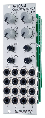 Doepfer A-105-4 Quad Poly VCF filtrų modulis