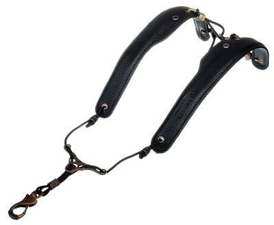 Balam Back Strap Leather Black pučiamųjų diržas  