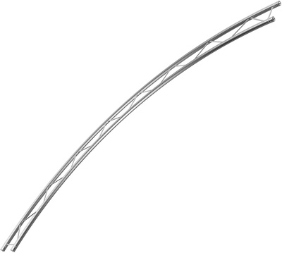 B-Stock, Global Truss F22R20-90H. F22 Traversenkreisstück 4m Horizontal, 1 Stück á 90°, horizontale Version, 2-Punkt Traverse, Rohrabstand 22 cm