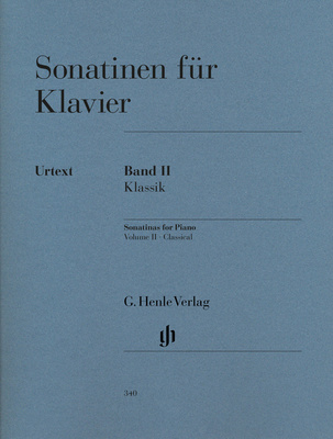 Henle Verlag Sonatinen für Klavier 2 klasikinė fortepijono literatūra