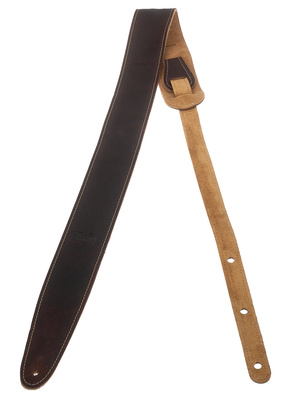Taylor Suede Guitar Strap Choc. Brown odinis gitaros diržas