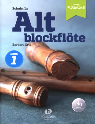 Holzschuh Verlag Schule für Altblockflöte 1 DL skola altblokflautai