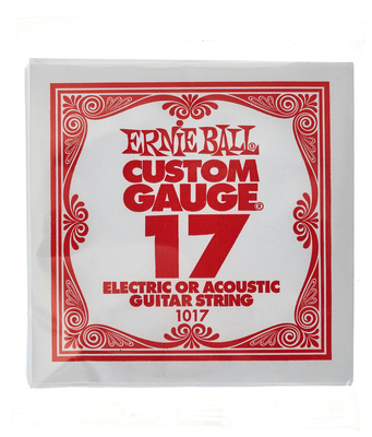 Ernie Ball 017 Single String Slinky Set pavienė gitaros styga