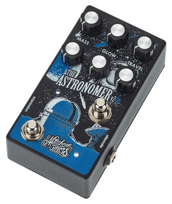B-Stock, Matthews Effects Astronomer v2 Reverb; Effektpedal für E-Gitarre; Zwei Reihen mit identischen Reglern erlauben das hin und herschalten
