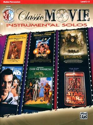 Alfred Music Publishing Classic Movie Instr. Mallets orkestro perkusijos natų knyga