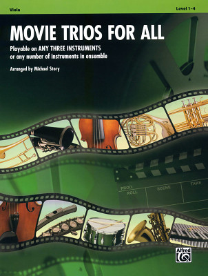 Alfred Music Publishing Movie Trios For All Viola