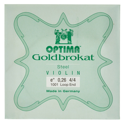 Optima Goldbrokat e" 0.26 medium LP pavienė e styga smuikui