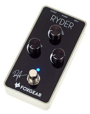 B-Stock, Foxgear Ryder Distortion; Effektpedal für E-Gitarre; Doug Aldrich Signature Distortion Pedal, basierend auf den Foxgear Rats, aber mit einem