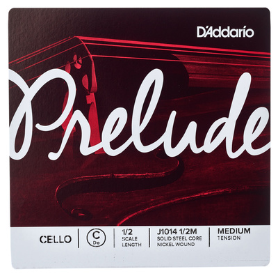 Daddario J1014 1/2M Prelude violončelės C styga  