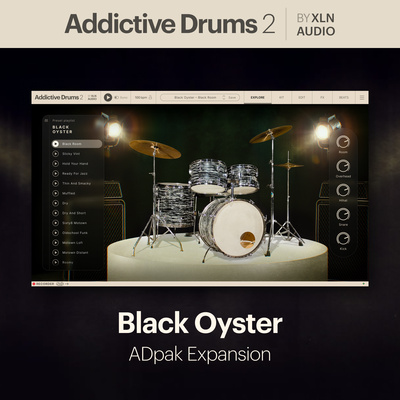 XLN Audio AD 2 Black Oyster virtualus instrumentas