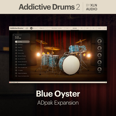XLN Audio AD 2 Blue Oyster virtualus instrumentas
