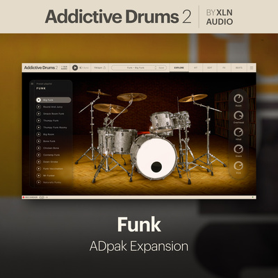 XLN Audio AD 2 Funk virtualus instrumentas