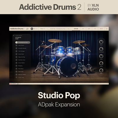 XLN Audio AD 2 Studio Pop virtualus instrumentas  