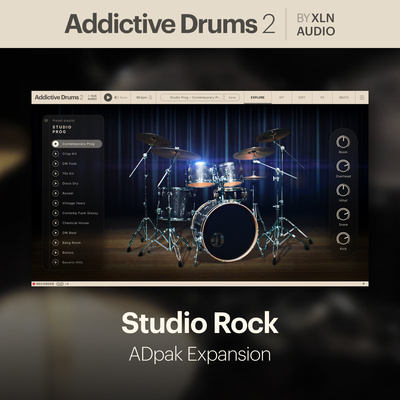 XLN Audio AD 2 Studio Rock virtualūs instrumentai  