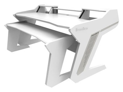 Studio Desk Commander V2 Set All White studijos baldai