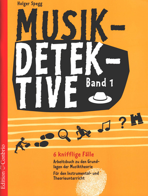 Edition Conbrio Musikdetektive 1 muzikos teorijos ir harmonijos knyga