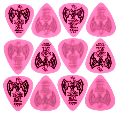 Ernie Ball Everlast Picks 0,60 mm Pink