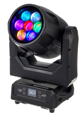 B-Stock, ADJ Hydro Wash X7; Outdoorfähiger LED Wash-Moving-Head; motorsierter Zoom und einzeln ansteuerbare LEDs; Gehäuse für den Outdoor-Betrieb ohne