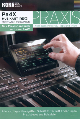 Korg PA-4X Praxishandbuch vadovas