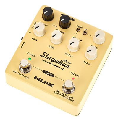 Nux Stageman Floor Preamp akustinės gitaros efektas