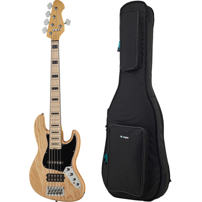Harley Benton Enhanced MJ-5MN Natural penkiastygė j-bosinė gitara  
