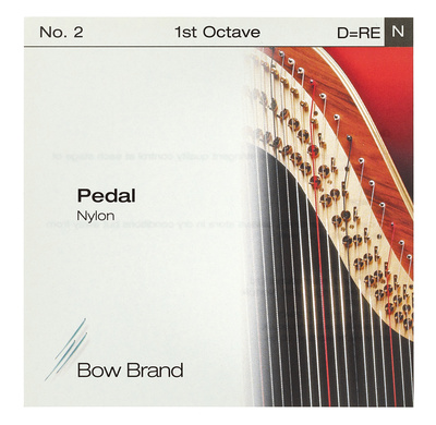 Bow Brand Pedal Artist Nylon 1st D No.2 pedalinių arfų styga