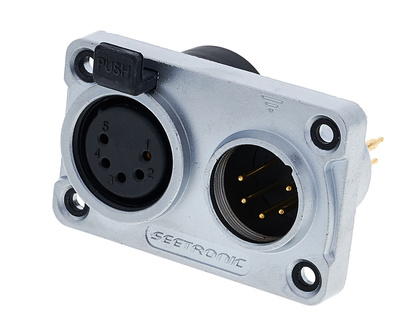 Seetronic C5F2C-W 5-kontakčių XLR jungtis  