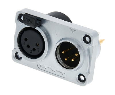 Seetronic C4F2C-W 4-polių XLR jungtis
