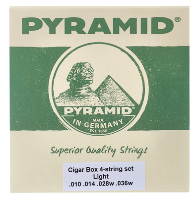 Pyramid Cigar Box 4 Light įvairios stygos