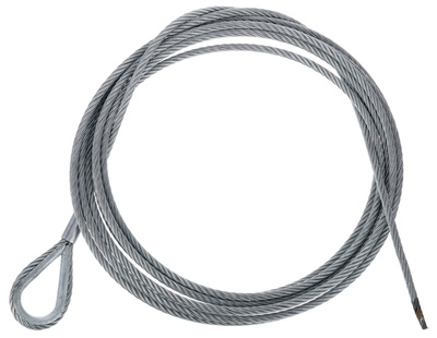 Stairville Steelwire Safety 500cm/6mm apsauginis lynas  