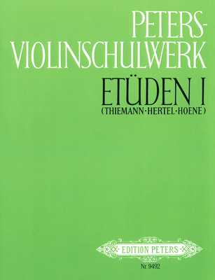Edition Peters Violinschulwerk Etüden 1 smuiko mokomoji literatūra