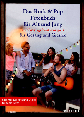 Schott Rock & Pop Fetenbuch Gitarre 1 natų knyga