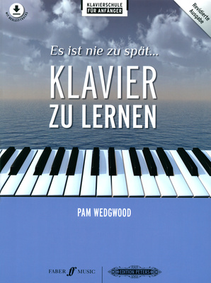 Edition Peters Es ist nie zu spät Klavier fortepijono mokomoji literatūra