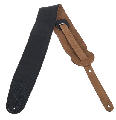 Levys Garment Leather Bass Strap BK bosinės gitaros odinis diržas