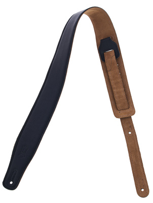 Levys Garment w/Suede Strap 2,5" BK odinis gitaros diržas