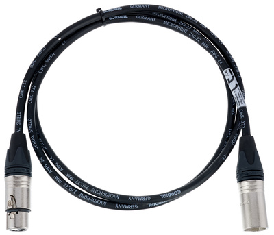 Cordial CTM 1,5 FM-BK mikrofono laidas