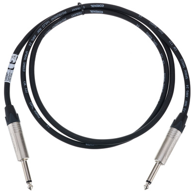 Cordial CTI 1,5 PP-BK instrumentinis laidas