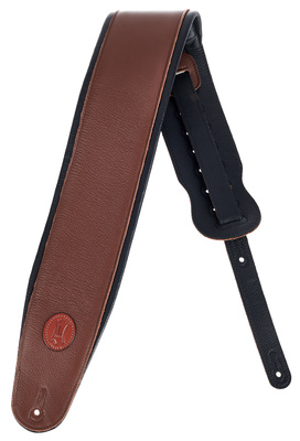 Levys Leather Bass Strap 4,5" BRN odinis bosinės gitaros diržas