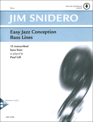 Advance Music Easy Jazz Conception Bass Line kontraboso natos