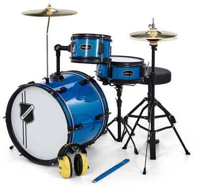 Millenium Youngster Drum Set Bundle Blue akustinis būgnų komplektas