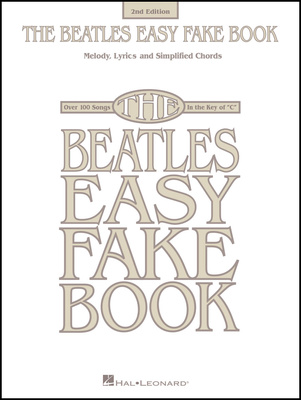 Hal Leonard The Beatles Easy Fake Book improvizacijos knyga