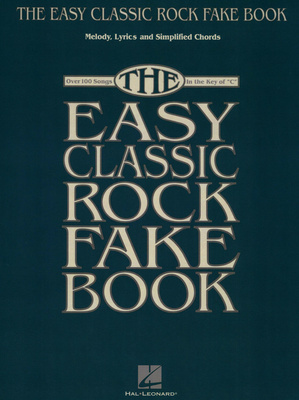 Hal Leonard Easy Classic Rock Fake Book improvizacinė knyga