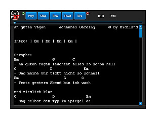 Midiland Easy-XF 3 klavišinių programinė įranga