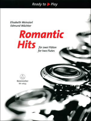 Bärenreiter Romantic Hits For Two Flutes klasikinė fleitų literatūra